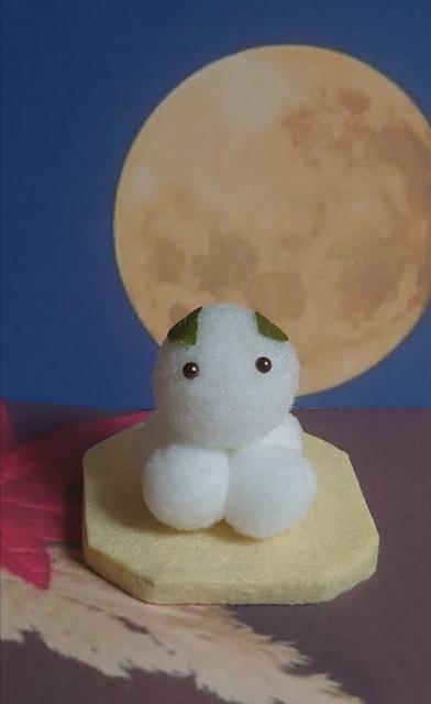 ハンドメイド♪カップ入り!ポンポン和菓子『お月見団子』白うさぎ < ペット/手芸/園芸 ハンドメイド♪カップ入り!ポンポン和菓子『お月見団子』白うさぎ < ペット/手芸/園芸の