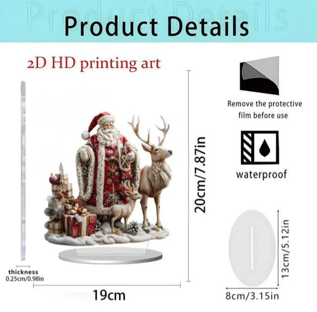 【新商品】【クリスマス特集】クリスマストナカイの置物-2Dサンタの置物クリスマス-トナカイの装飾-サンタと鹿 < インテリア/ライフ 【新商品】【クリスマス特集】クリスマストナカイの置物-2Dサンタの置物クリスマス-トナカイの装飾-サンタと鹿 < インテリア/ライフの