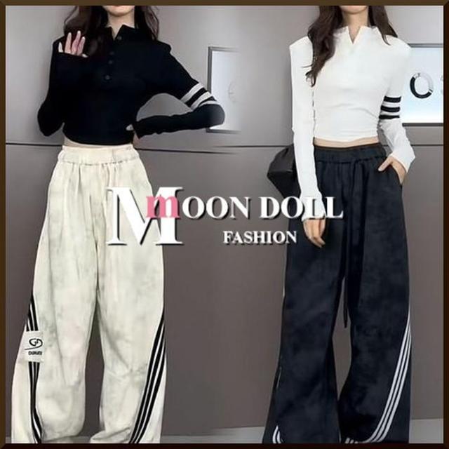 〜3L4L*両サイド斜め3本ラインスウェットパンツ*白 < 女性ファッション 〜3L4L*両サイド斜め3本ラインスウェットパンツ*白 < 女性ファッションの