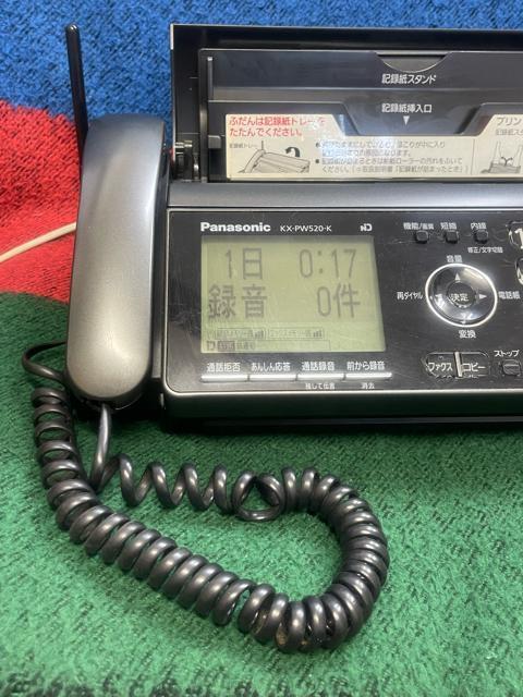 �p�i�\�j�b�N FAX�t�@�b�N�X KX-PW520-K fax�d�b�@ ���������� Panasonic FAX�d�b�@ �d�b�@ �� �Ɠd/AV�� 