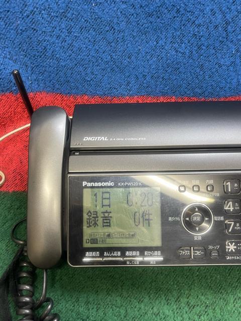�p�i�\�j�b�N FAX�t�@�b�N�X KX-PW520-K fax�d�b�@ ���������� Panasonic FAX�d�b�@ �d�b�@ �� �Ɠd/AV�� 