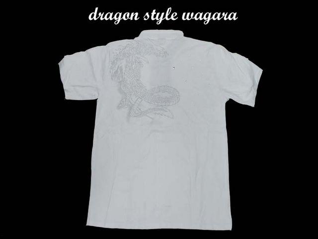 新品 和柄ヤンキ・b系・チカノスタイルシャツD14(L) 白 < 男性ファッション  新品 和柄ヤンキ・b系・チカノスタイルシャツD14(L) 白 < 男性ファッションの