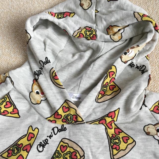 ディズニー・チップ&デールピザ柄パーカープルオーバーLL4L < 女性ファッション ディズニー・チップ&デールピザ柄パーカープルオーバーLL4L < 女性ファッションの