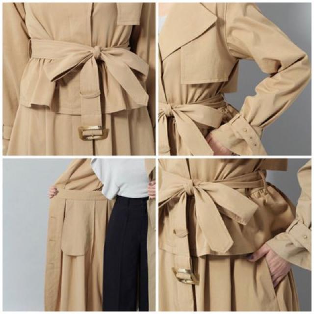ベージュトレンチコートジャケットスプリングロングコート2way < ブランド  ベージュトレンチコートジャケットスプリングロングコート2way < ブランドの