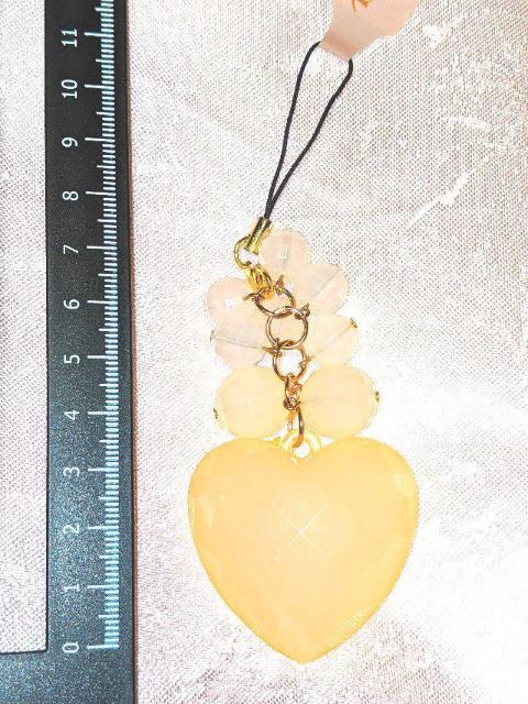 新品 ハート ビーズ 携帯 ストラップ ケータイアクセサリー 白 < 家電/AV  新品 ハート ビーズ 携帯 ストラップ ケータイアクセサリー 白 < 家電/AVの