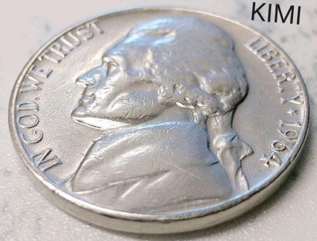 白銅貨 ジェファーソン ニッケル硬貨 1964年 5セント硬貨 コイン 1964 UNITED STATES OF AMERICA < ホビー  白銅貨 ジェファーソン ニッケル硬貨 1964年 5セント硬貨 コイン 1964 UNITED STATES OF AMERICA < ホビーの
