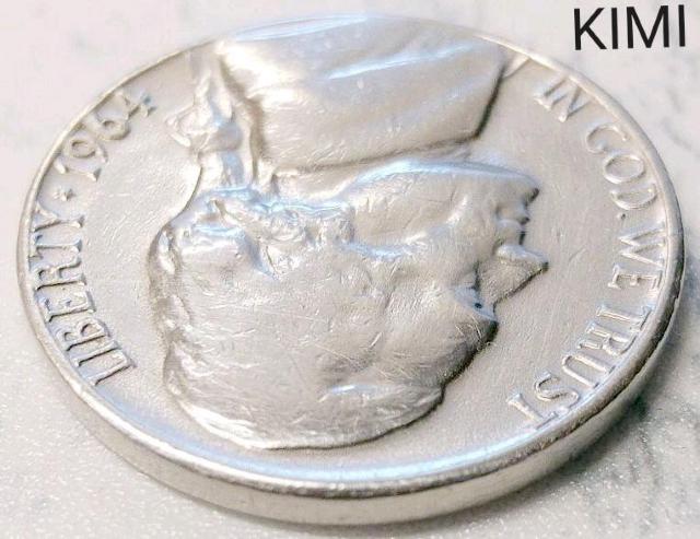 白銅貨 ジェファーソン ニッケル硬貨 1964年 5セント硬貨 コイン 1964 UNITED STATES OF AMERICA < ホビー  白銅貨 ジェファーソン ニッケル硬貨 1964年 5セント硬貨 コイン 1964 UNITED STATES OF AMERICA < ホビーの