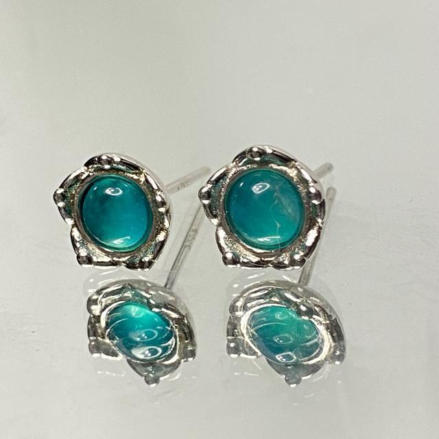 《ピアス》天然石アイスアマゾナイト silver925 ピアス < 女性アクセサリー/時計  《ピアス》天然石アイスアマゾナイト silver925 ピアス < 女性アクセサリー/時計の