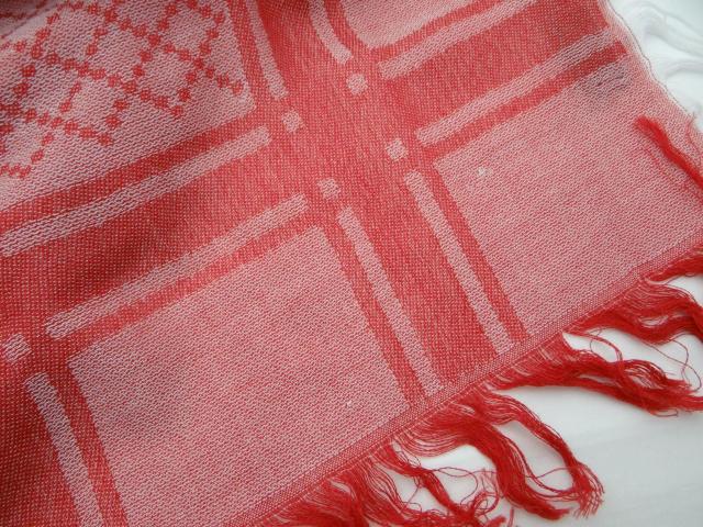 GUCCI グッチ GG柄 コットン ストール レッド<USED>【送料無料】 < ブランド GUCCI グッチ GG柄 コットン ストール レッド<USED>【送料無料】 < ブランドの