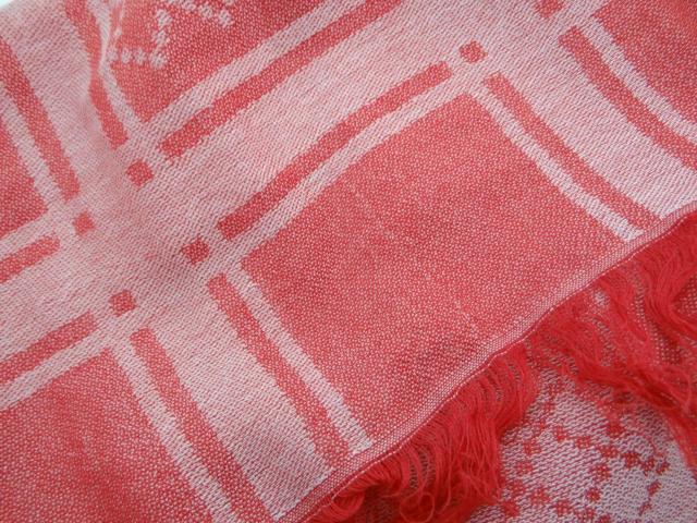 GUCCI グッチ GG柄 コットン ストール レッド<USED>【送料無料】 < ブランド GUCCI グッチ GG柄 コットン ストール レッド<USED>【送料無料】 < ブランドの