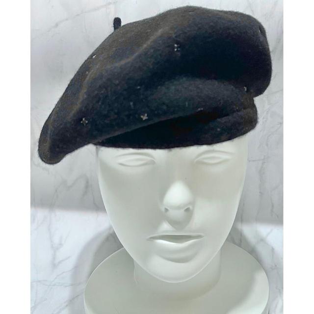 DKNY ベレー帽 黒 < 女性ファッション  DKNY ベレー帽 黒  < 女性ファッションの