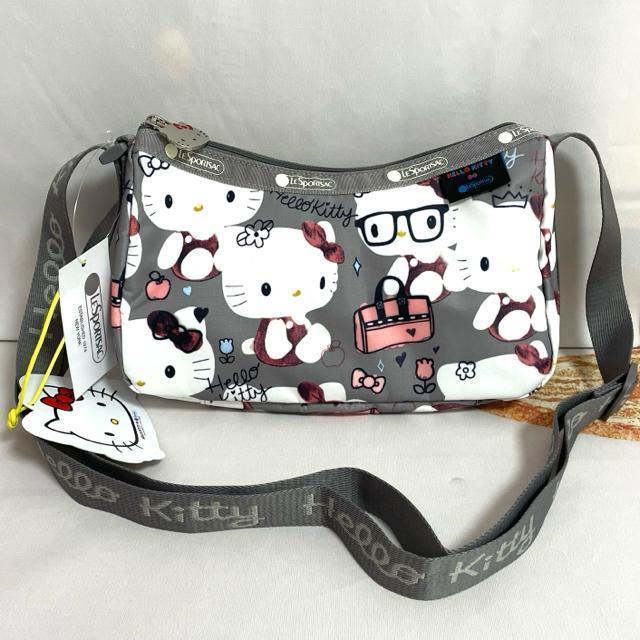 ★新品★LeSportsac レスポートサック ハローキティー グレー ショルダーバッグ ミニショルダー 2780 送料無料 < 女性ファッション  ★新品★LeSportsac レスポートサック ハローキティー グレー ショルダーバッグ ミニショルダー 2780 送料無料  < 女性ファッションの