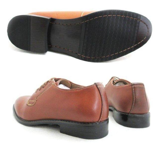 1円~C429新品LASSU&FRISSプレーントゥ/レースアップ外羽根26aLBR♂ < 男性ファッション 1円~C429新品LASSU&FRISSプレーントゥ/レースアップ外羽根26aLBR♂ < 男性ファッションの