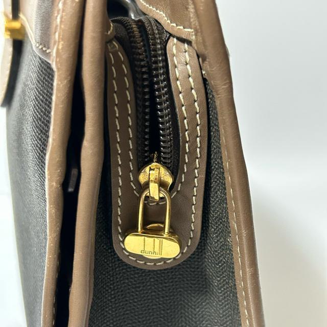 美品 dunhill ダンヒル セカンドバッグ クラッチバッグ PVC レザー < ブランド 美品 dunhill ダンヒル セカンドバッグ クラッチバッグ PVC レザー < ブランドの