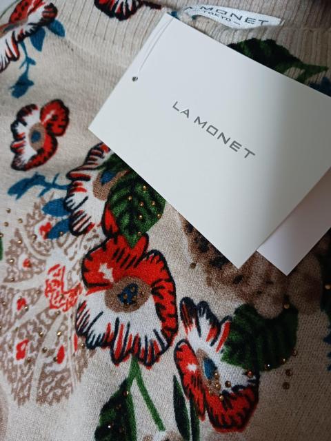 LA MONET�j�b�g���t�����[�v�����g�̃x�[�W���j�b�g/�^�O�t���V�i�� �� �����t�@�b�V������ 