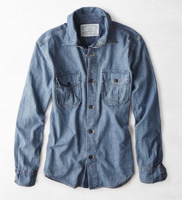 【American Eagle】Vintage AEOデニムシャツ XXXL/インディゴ < ブランド 【American Eagle】Vintage AEOデニムシャツ XXXL/インディゴ < ブランドの