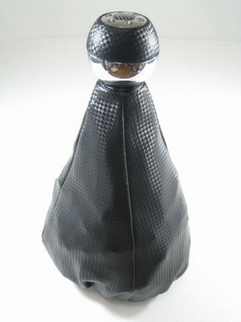 ★ドレスアップ★汎用カーボン調シフトブーツとシフトノブセット < 自動車/バイク ★ドレスアップ★汎用カーボン調シフトブーツとシフトノブセット < 自動車/バイク