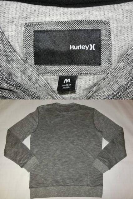 USA購入 ハーレー【Hurley】ロゴ スウェットトレーナーUS M 灰系 < ブランド  USA購入 ハーレー【Hurley】ロゴ スウェットトレーナーUS M 灰系 < ブランドの