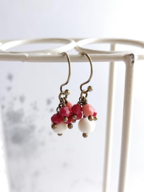 *こっくりカラーのショートピアス* 19035 < 女性ファッション *こっくりカラーのショートピアス* 19035 < 女性ファッションの