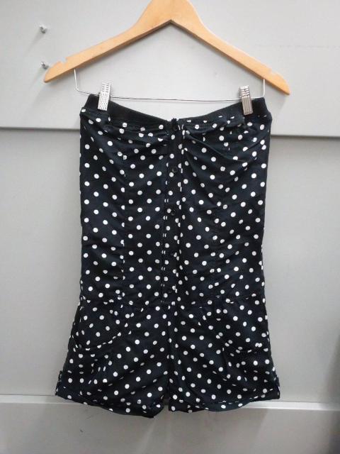 RE  DARK☆2ピースドット柄ベアロンパース < ブランド  RE  DARK☆2ピースドット柄ベアロンパース < ブランドの