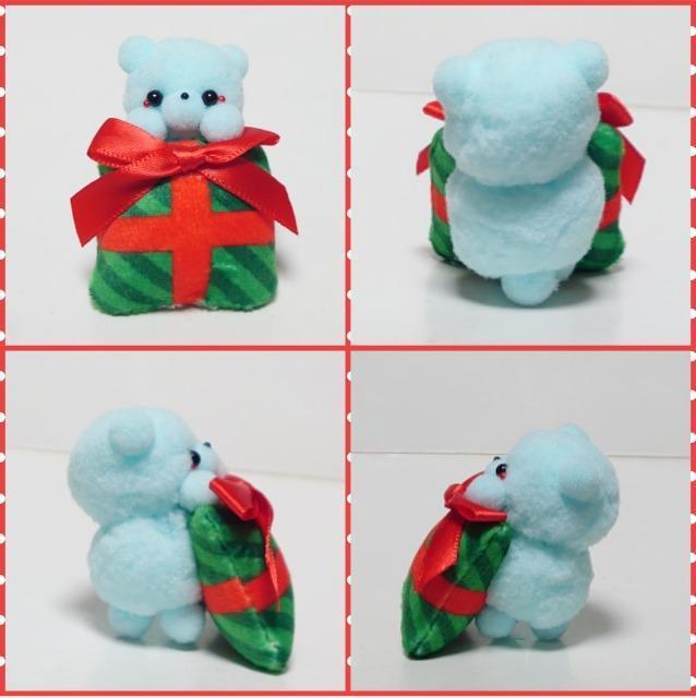 ハンドメイド♪ポンポンマスコット『くまちゃんからのプレゼント』パステルブルー < ペット/手芸/園芸  ハンドメイド♪ポンポンマスコット『くまちゃんからのプレゼント』パステルブルー < ペット/手芸/園芸の