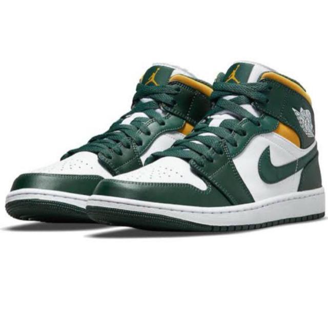 NIKE AIR JORDAN 1 MID Seattle Supersonics 28cm Sonics 28cm ジョーダン < ブランド  NIKE AIR JORDAN 1 MID Seattle Supersonics 28cm Sonics 28cm ジョーダン  < ブランドの