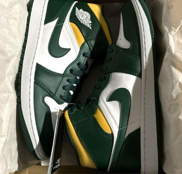 NIKE AIR JORDAN 1 MID Seattle Supersonics 28cm Sonics 28cm ジョーダン < ブランド  NIKE AIR JORDAN 1 MID Seattle Supersonics 28cm Sonics 28cm ジョーダン < ブランドの