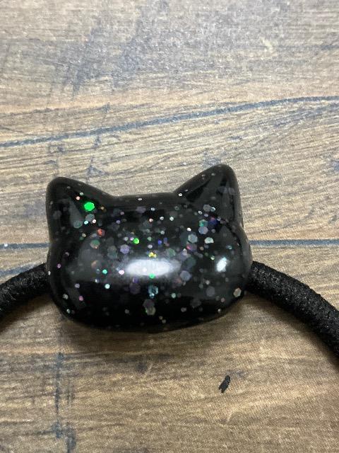ハンドメイド レジン ねこ ヘアゴム 3点セット < 女性ファッション  ハンドメイド レジン ねこ ヘアゴム 3点セット < 女性ファッションの
