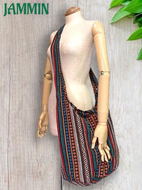 織り柄斜め掛けバッグ 鞄 ヒッピー 男女兼用 エスニック アジアン < 女性ファッション  織り柄斜め掛けバッグ 鞄 ヒッピー 男女兼用 エスニック アジアン  < 女性ファッションの