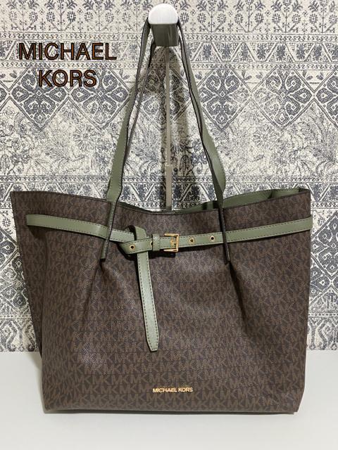 【良品】MICHAEL KORS マイケルコース トートバッグ MK柄 レザー < ブランド  【良品】MICHAEL KORS マイケルコース トートバッグ MK柄 レザー  < ブランドの