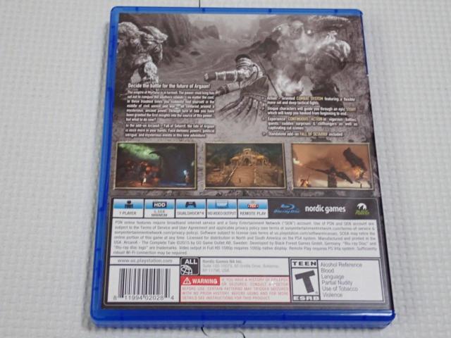 PS4★ARCANIA THE COMPLETE TALE 海外版 北米版★箱付・ソフト付 < ゲーム本体/ソフト PS4★ARCANIA THE COMPLETE TALE 海外版 北米版★箱付・ソフト付 < ゲーム本体/ソフトの
