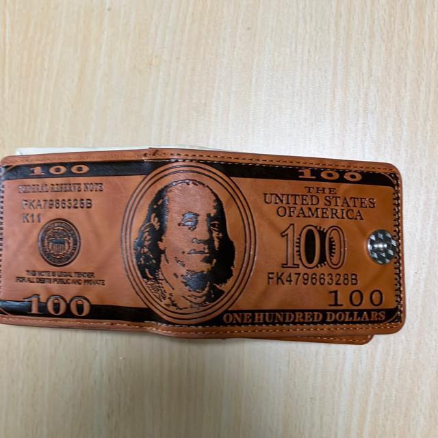 未使用 新品 100ドル紙幣柄財布 < 女性ファッション  未使用 新品 100ドル紙幣柄財布 < 女性ファッションの