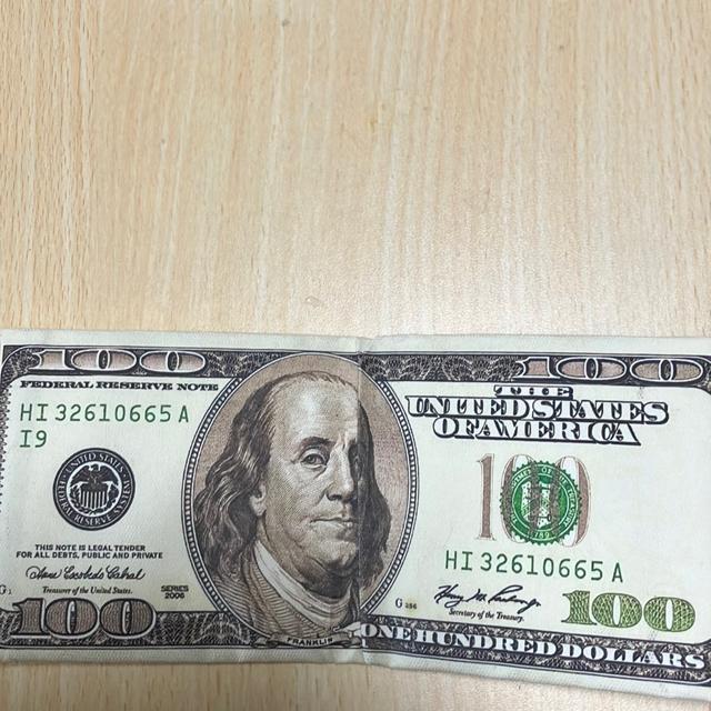 未使用 新品 100ドル紙幣柄財布 < 女性ファッション  未使用 新品 100ドル紙幣柄財布 < 女性ファッションの