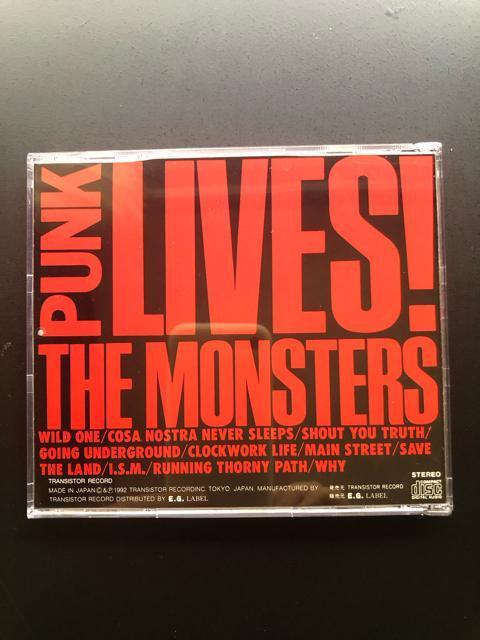 THE MONSTERS/PUNK LIVES??m󏭁n  CD/DVD/rfI 