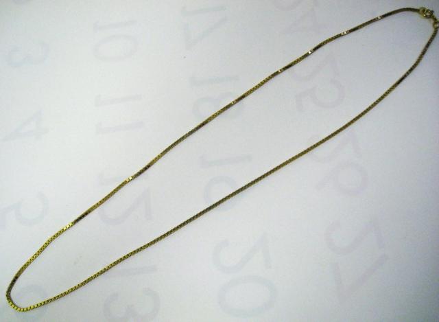 極美品 750 18金 ネックレス ベネチアン 60cm < 女性アクセサリー/時計 極美品 750 18金 ネックレス ベネチアン 60cm < 女性アクセサリー/時計の