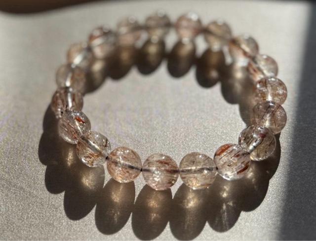 天然石ブラックゴールド・スーパーセブン・ブレスレット 珠約10mm < 女性アクセサリー/時計 天然石ブラックゴールド・スーパーセブン・ブレスレット 珠約10mm < 女性アクセサリー/時計の