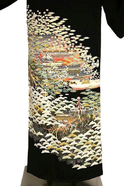 黒留袖 送料無料 最高峰 美品 重鎮候補 本場加賀友禅作家 杉浦伸 風景花文 比翼付 身丈167.5cm 裄66cm T3679 < 女性ファッション 黒留袖 送料無料 最高峰 美品 重鎮候補 本場加賀友禅作家 杉浦伸 風景花文 比翼付 身丈167.5cm 裄66cm T3679 < 女性ファッションの
