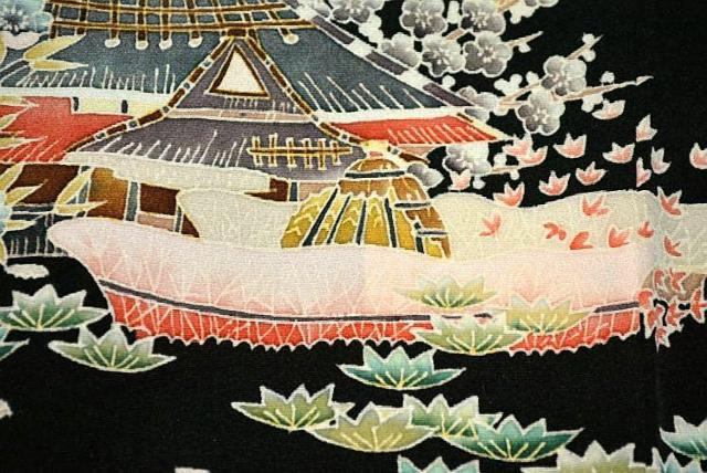 黒留袖 送料無料 最高峰 美品 重鎮候補 本場加賀友禅作家 杉浦伸 風景花文 比翼付 身丈167.5cm 裄66cm T3679 < 女性ファッション 黒留袖 送料無料 最高峰 美品 重鎮候補 本場加賀友禅作家 杉浦伸 風景花文 比翼付 身丈167.5cm 裄66cm T3679 < 女性ファッションの