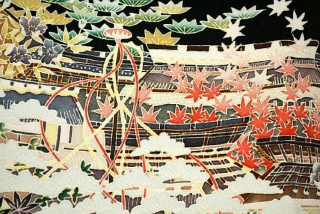 黒留袖 送料無料 最高峰 美品 重鎮候補 本場加賀友禅作家 杉浦伸 風景花文 比翼付 身丈167.5cm 裄66cm T3679 < 女性ファッション 黒留袖 送料無料 最高峰 美品 重鎮候補 本場加賀友禅作家 杉浦伸 風景花文 比翼付 身丈167.5cm 裄66cm T3679 < 女性ファッションの