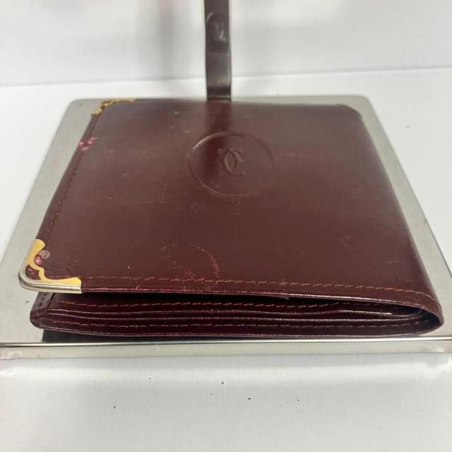 カルティエ 二つ折り財布 CARTIER マスト ドゥ カルティエ ボルドー < ブランド カルティエ 二つ折り財布 CARTIER マスト ドゥ カルティエ ボルドー < ブランドの