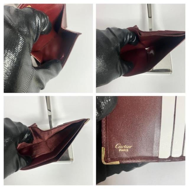 カルティエ 二つ折り財布 CARTIER マスト ドゥ カルティエ ボルドー < ブランド カルティエ 二つ折り財布 CARTIER マスト ドゥ カルティエ ボルドー < ブランドの