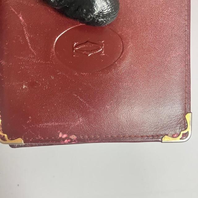 カルティエ 二つ折り財布 CARTIER マスト ドゥ カルティエ ボルドー < ブランド カルティエ 二つ折り財布 CARTIER マスト ドゥ カルティエ ボルドー < ブランドの