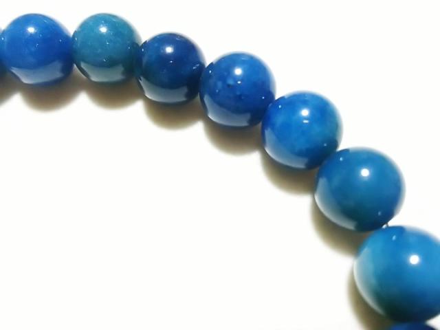 天然石★ブルーアパタイト 8mm ブレス < 女性アクセサリー/時計 天然石★ブルーアパタイト 8mm ブレス < 女性アクセサリー/時計の