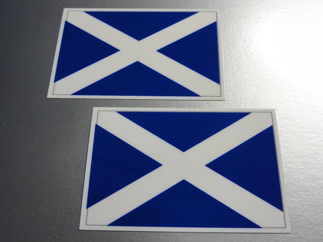 ■スコットランド国旗ステッカー2枚■光沢シール☆イギリス < 自動車/バイク ■スコットランド国旗ステッカー2枚■光沢シール☆イギリス < 自動車/バイク