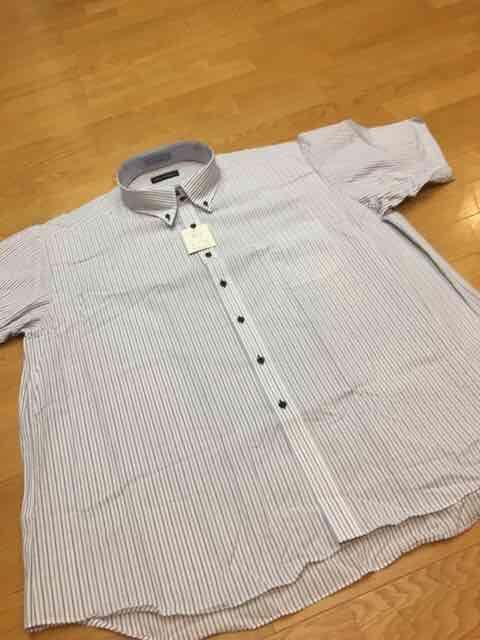 MARIO  ESPERANZA  ビジネスボタンダウンストライプ半袖Yシャツ  size7LB  1 < 男性ファッション  MARIO  ESPERANZA  ビジネスボタンダウンストライプ半袖Yシャツ  size7LB  1  < 男性ファッションの