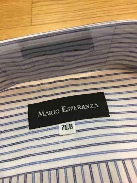 MARIO  ESPERANZA  ビジネスボタンダウンストライプ半袖Yシャツ  size7LB  1 < 男性ファッション  MARIO  ESPERANZA  ビジネスボタンダウンストライプ半袖Yシャツ  size7LB  1 < 男性ファッションの