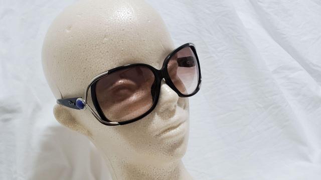 正規 レア Dior ロゴ メタルアイライン ジュエリーサングラス 黒 茶 青 ラピス 大粒1PストーンL ビッグレンズアイウェア < ブランド  正規 レア Dior ロゴ メタルアイライン ジュエリーサングラス 黒 茶 青 ラピス 大粒1PストーンL ビッグレンズアイウェア < ブランドの