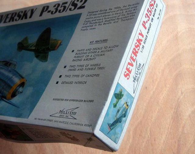 ウイリアムズ 1/32 セヴァスキー P-35/S2 < ホビー  ウイリアムズ 1/32 セヴァスキー P-35/S2 < ホビーの