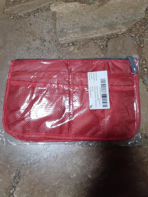 新品未開封 バッグインバッグ 赤 < 女性ファッション  新品未開封 バッグインバッグ 赤 < 女性ファッションの