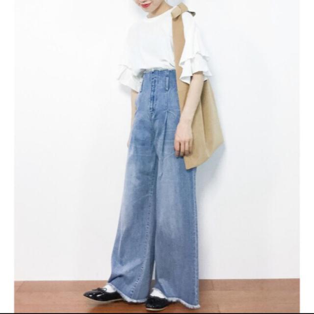 新品 mystic  断ち切りハイウエストデニム 1号 < 女性ファッション  新品 mystic  断ち切りハイウエストデニム 1号 < 女性ファッションの